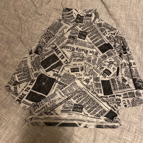 Mesh turtleneck long sleeve - Picture 1 of 2